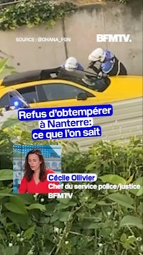 Refus d'obtempérer à Nanterre: ce que l'on sait