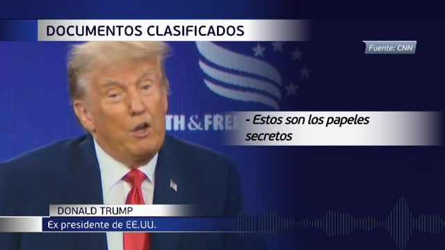 Sale a la luz un audio de Trump en el que admite tener en posesión documentos altamente confidenciales