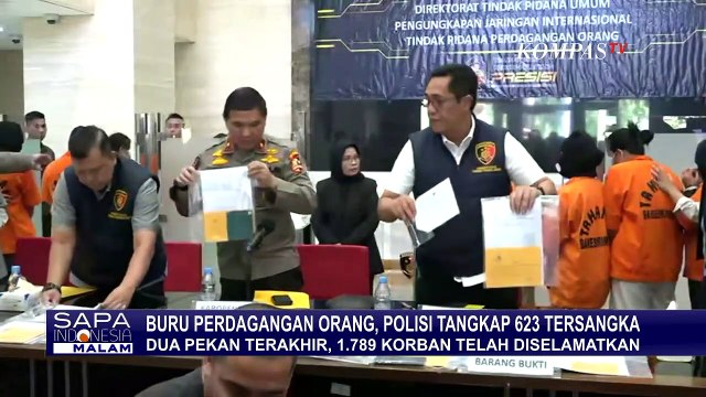 Kurang dari Sebulan, Satgas TPPO Tangkap 623 Tersangka Perdagangan Orang!
