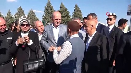 TBMM Başkanı Kurtulmuş Kahramanmaraş Konteyner Kent'te Depremzedeleri Ziyaret Etti