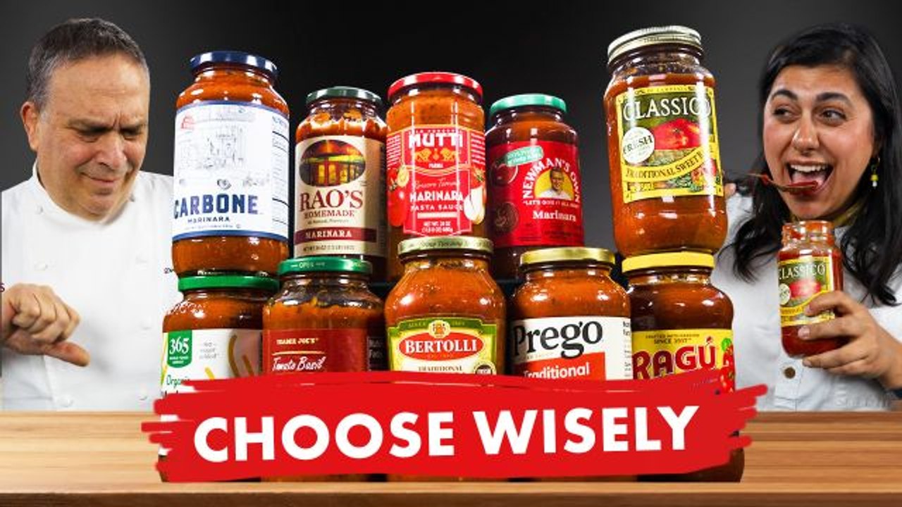 3 Italian Chefs Taste Test Supermarket Marinara Sauce