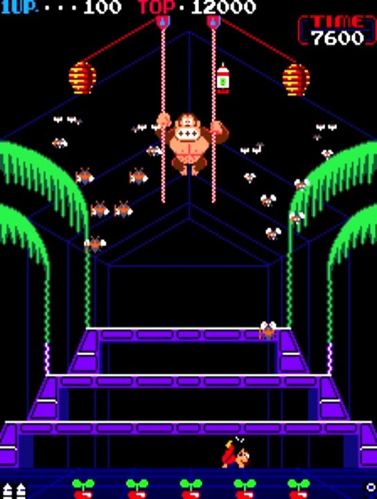 MAME (Donkey Kong 3) Nintendo 1983 video Dailymotion