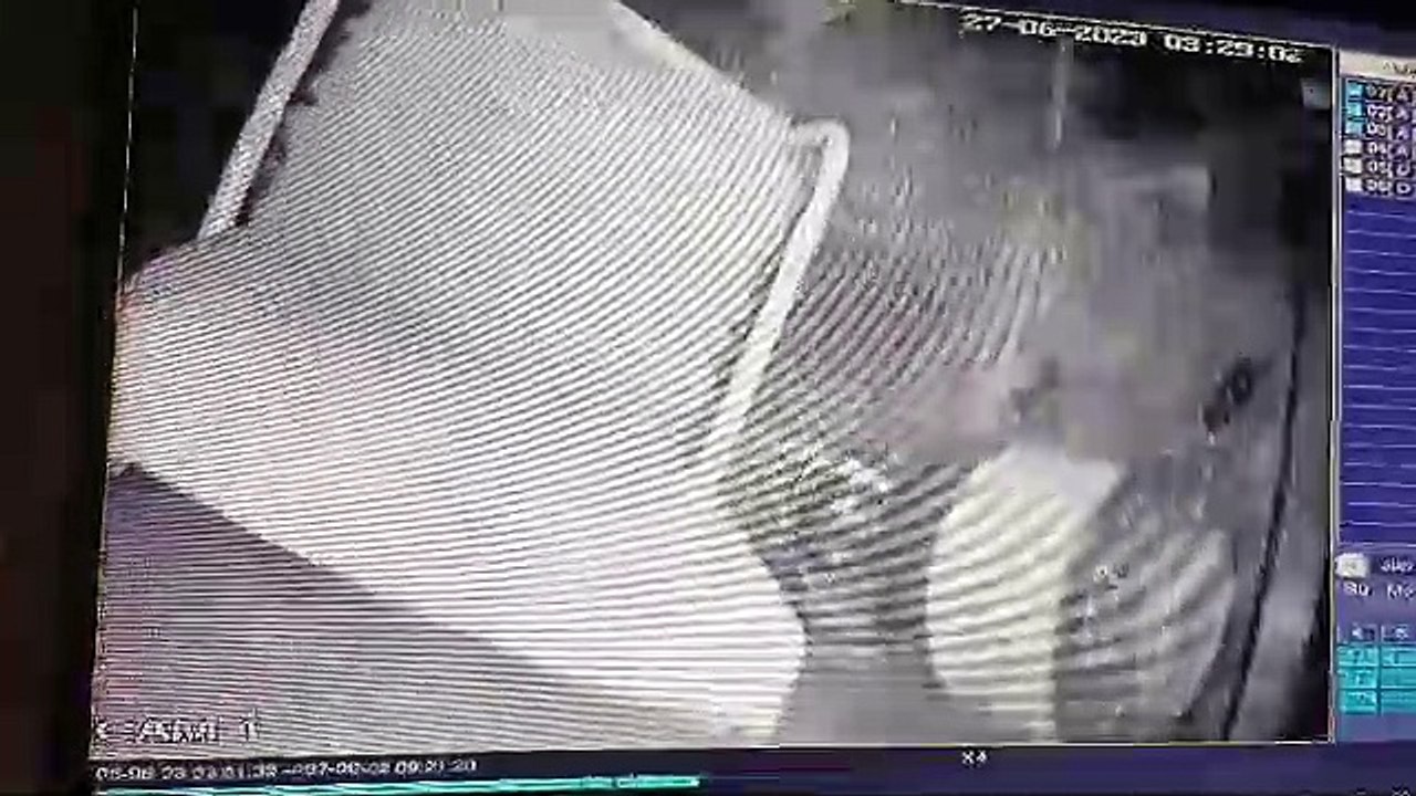 Thieves broke into the transport shop near the...