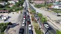 Plus de 40 000 véhicules sont entrés à Kuşadası en une journée, le taux d'occupation dans les hôtels a atteint 90 %.