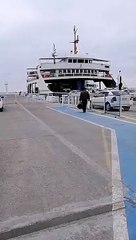 Bozcada vapuru karşıya geçiş