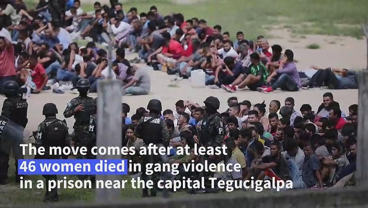 Massive weapons seizure at Honduran prison in gang warfare crackdown