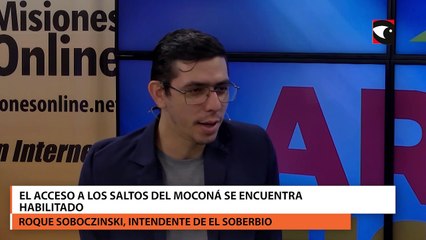 Roque Soboczinski, intendente de El Soberbio, expresó La construcción del puente internacional de El Soberbio ya es una realidad