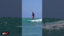 Surfer goes viral for 'dancing' on the board