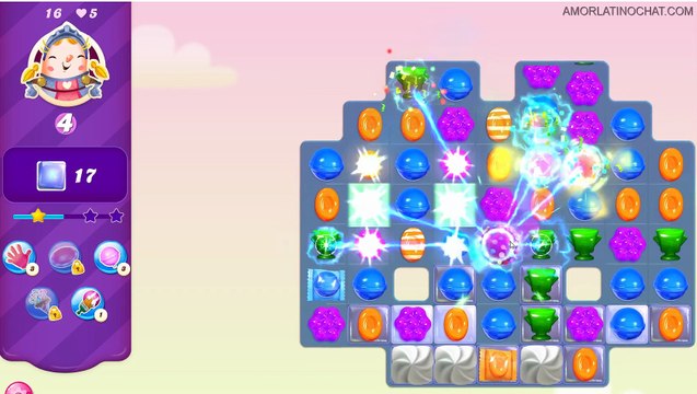Playing Candy Crush Saga on my pc Level 16 and 17 nivel 16 y 17 jugando juego games game