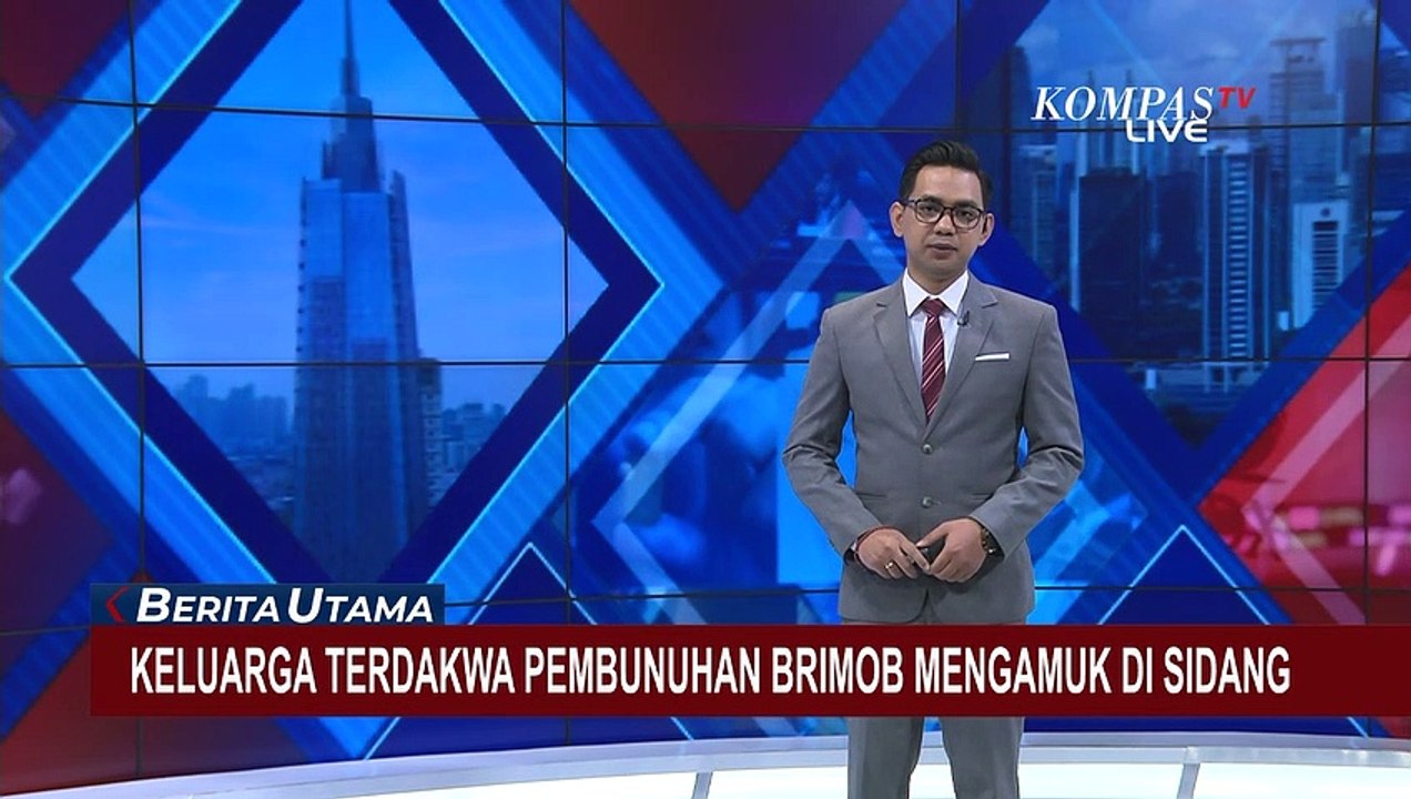 Dituntut Penjara Seumur Hidup, Keluarga Terdakwa Pembunuhan Brimob Mengamuk di Sidang