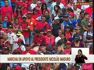 La Guaira | Pueblo ratifica su apoyo al presidente Nicolás Maduro