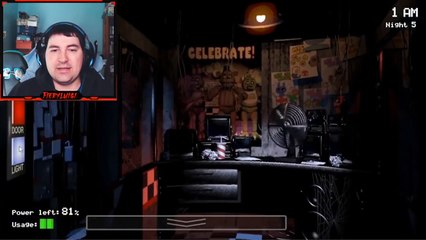 Five Nights at Freddy's 1 - 4, I'm not scared...lol part 1