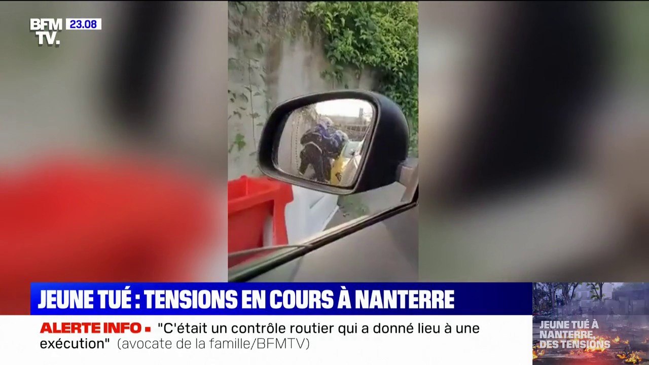 Refus d'obtempérer à Nanterre: la scène sous un autre angle