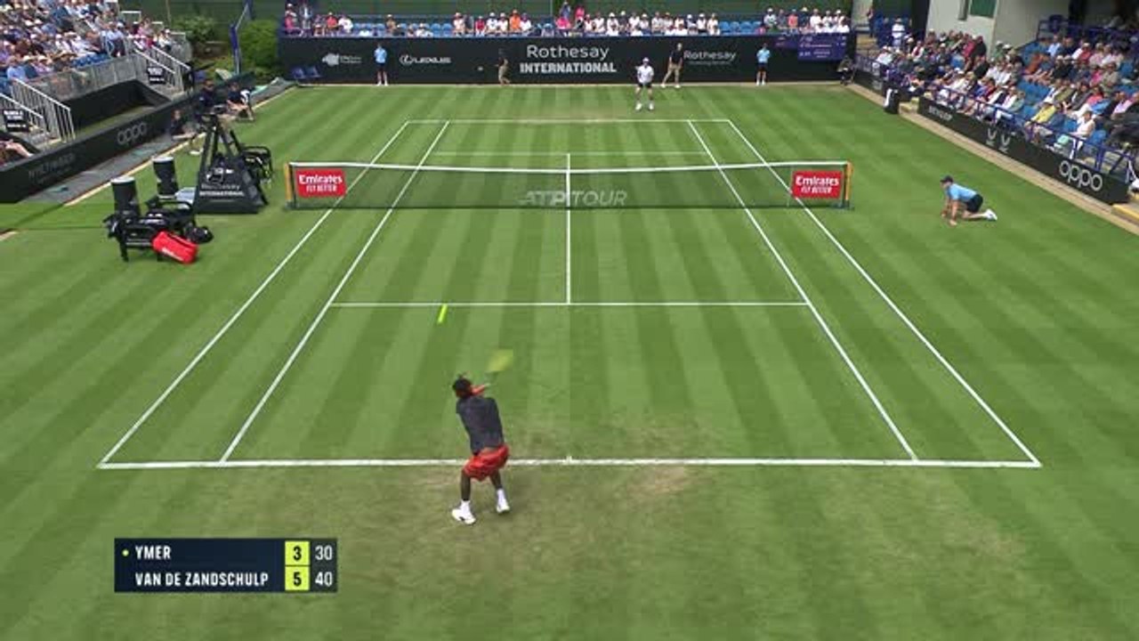 Highlights: Ymer kämpft sich zurück in Eastbourne