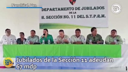 Download Video: Jubilados de la Sección 11 adeudan 67 mdp