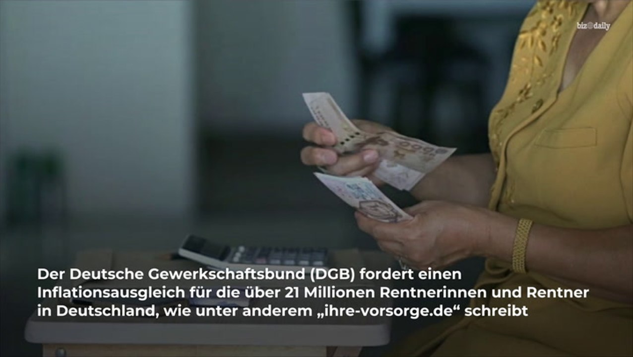 DGB fordert Inflationsausgleich für Rentner