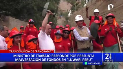 Ministro de Trabajo responde por presunta malversación de fondos tras denuncia de Panorama