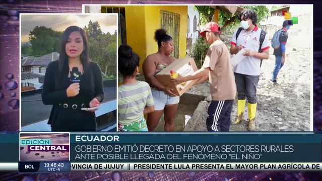 El presidente de Ecuador, Guillermo Lasso presenta el Plan de Acción 2023 para aminorar efectos climatológicos.
