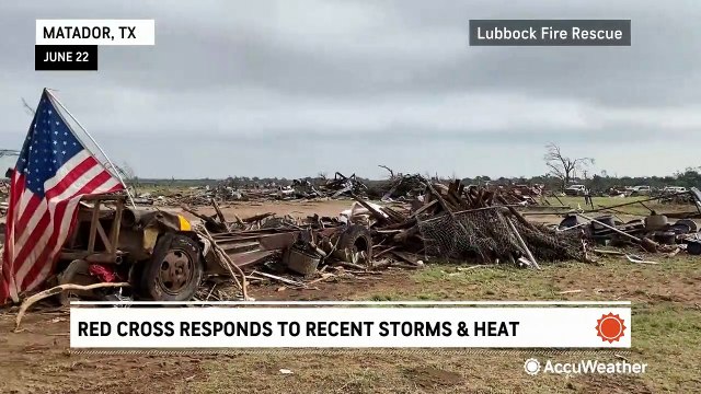 Red Cross responding to both severe storms and heat waves