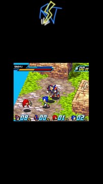 Sonic Battle - Shadow VS Sonic VS Emerl & Knuckles #2 RJ ANDA #shadowthehedgehog #rj_anda #knuckles