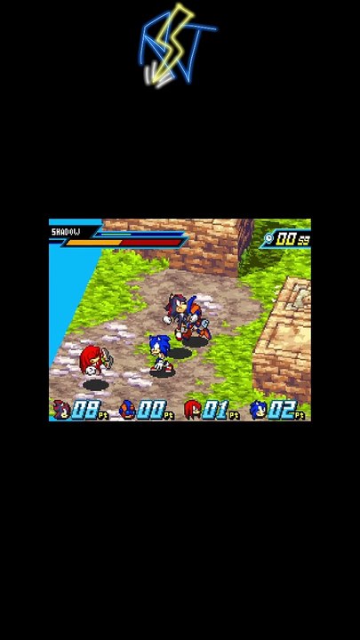 Sonic Battle - Shadow VS Sonic VS Emerl & Knuckles #2 RJ ANDA #shadowthehedgehog #rj_anda #knuckles