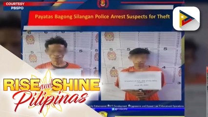 2 suspects sa pagpasok at pagnanakaw ng isang sasakyan sa Brgy. Payatas sa QC, arestado