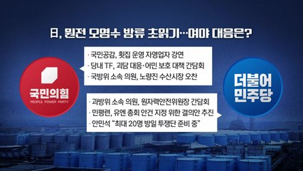[뉴스앤이슈] 日 오염수 방류 초읽기...여야 대책은? / YTN