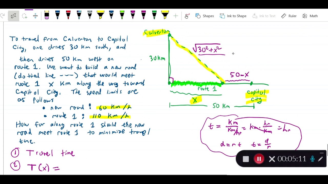 Applied Optimization - Where to build new road
