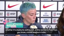 Women's sports seeing 'paradigm shift' globally - Rapinoe