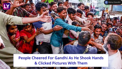 Congress Leader Rahul Gandhi Spends Evening With Motorcycle Mechanics At Karol Bagh In Delhi