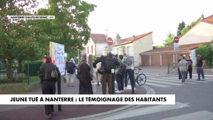 Jeune tué à Nanterre : le témoignage des habitants