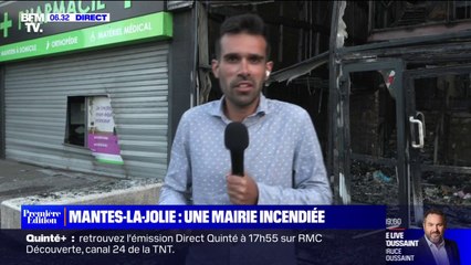 Mineur tué par un policier à Nanterre: nuit de tension à Mantes-la-Jolie, où une mairie de quartier a été incendiée