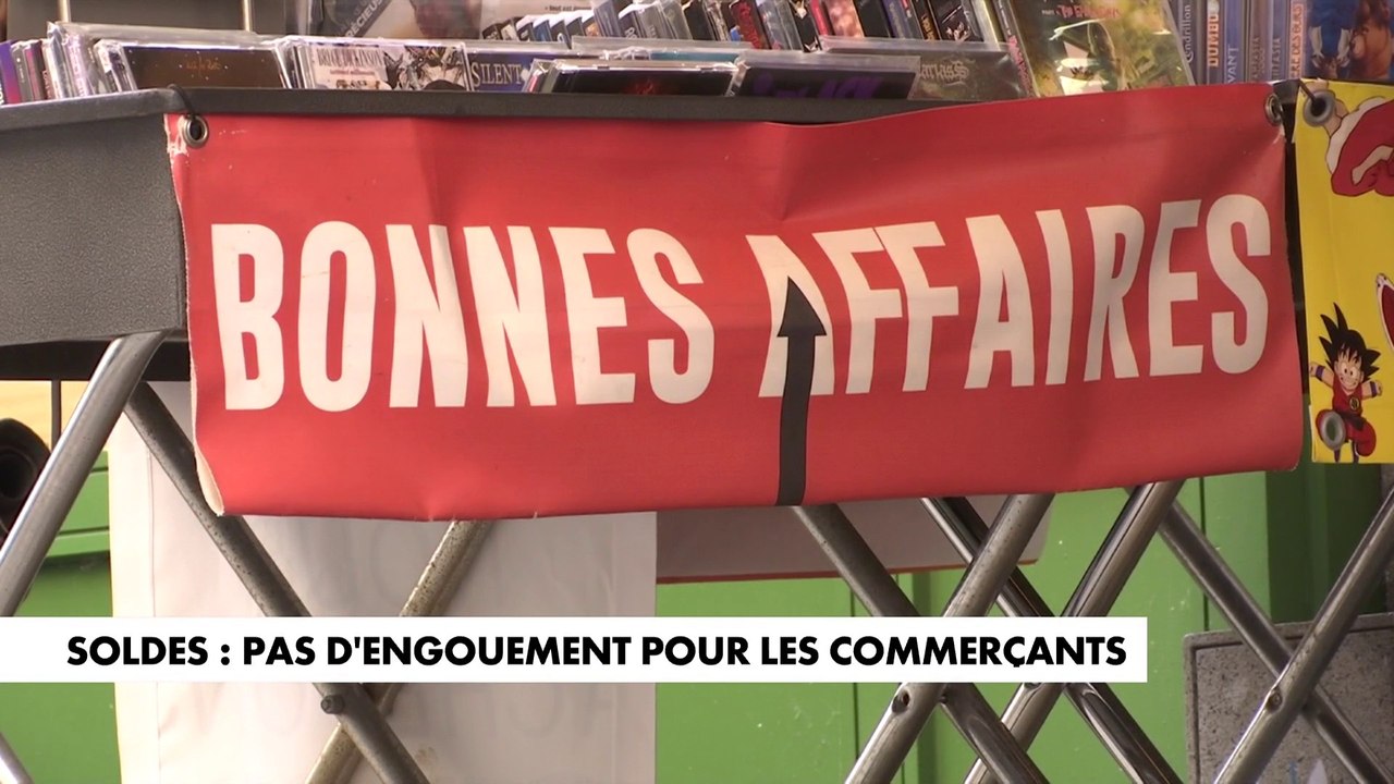 Soldes : pas d'engouement pour les commerçants