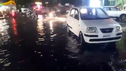 जबलपुर शहर में मानसून की जोरदार बारिश