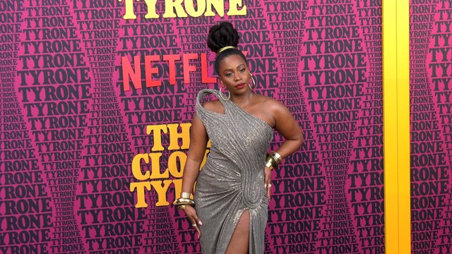 Teyonah Parris attends Netflix's They Cloned Tyrone premiere in Los Angeles