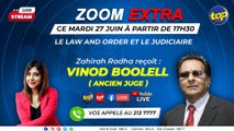Zoom Extra : Zahirah Radha reçoit Vinod Boolell, ancien juge.