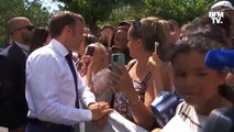 Macron’un oğlu iş bulamayan anneyle konuşmasına tepki yağıyor