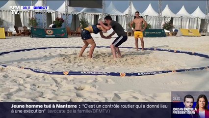 La lutte de plage au programme du Beach Sport Festival à Saint Laurent du Var