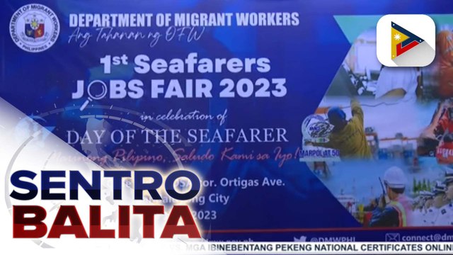 Kauna-unahang Seafarers Jobs Fair ng DMW, dinagsa; nasa 1,500 na job vacancies, binuksan
