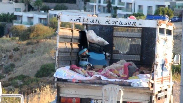 Bodrum açık hava oteline döndü