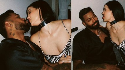 Hardik Pandya Wife Natasa Stankovic Lip Lock Viral, Boldness की हद पार करते...| Boldsky
