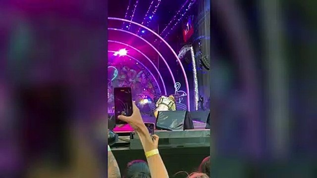 Ceneri a un concerto di Pink