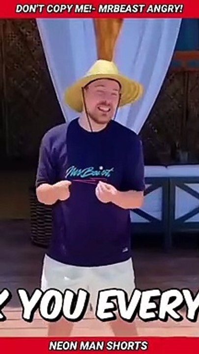DONT COPY ME!- MrBeast ANGRY! #shorts