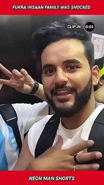 Fukra Insaan Family was SHOCKED by this.! | Triggered Insaan Dimple Malhan Vlogs Fukra #shorts