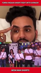 Fukra Insaan ANGRY FIGHT with Avinash in Bigg Boss!| Fukra lnsaan Abhishek Malhan Bigg Boss #shorts