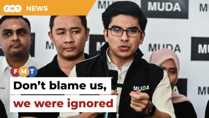 Muda wanted to work with PH but was ignored, says Syed Saddiq