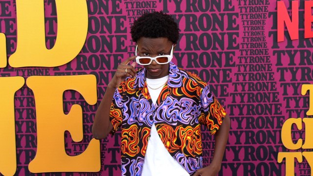 Trayce Malachi attends Netflix's They Cloned Tyrone premiere in Los Angeles
