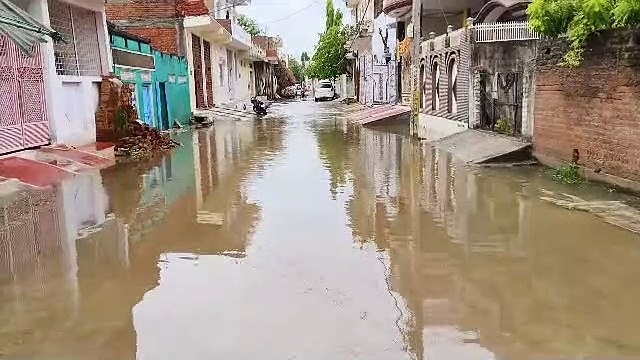 पिछले साल का टूटा रिकॉर्ड, 65.1 एमएम ज्यादा बारिश, शहर हुआ पानी - पानी