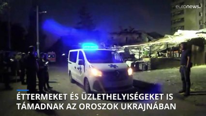 Éttermeket és üzlethelyiségeket is támadnak az oroszok Ukrajnában