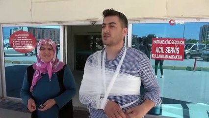 Acemi kasaplar bayrama hastanede girdi